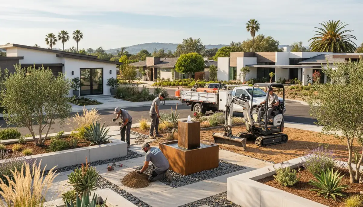Landscape design and lawn care services in San Jose, CA
