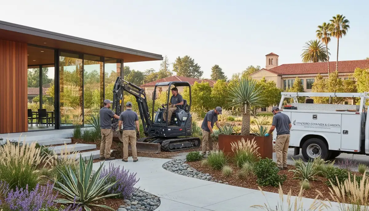 San Jose, CA landscaping design and lawn care services for residential and commercial properties