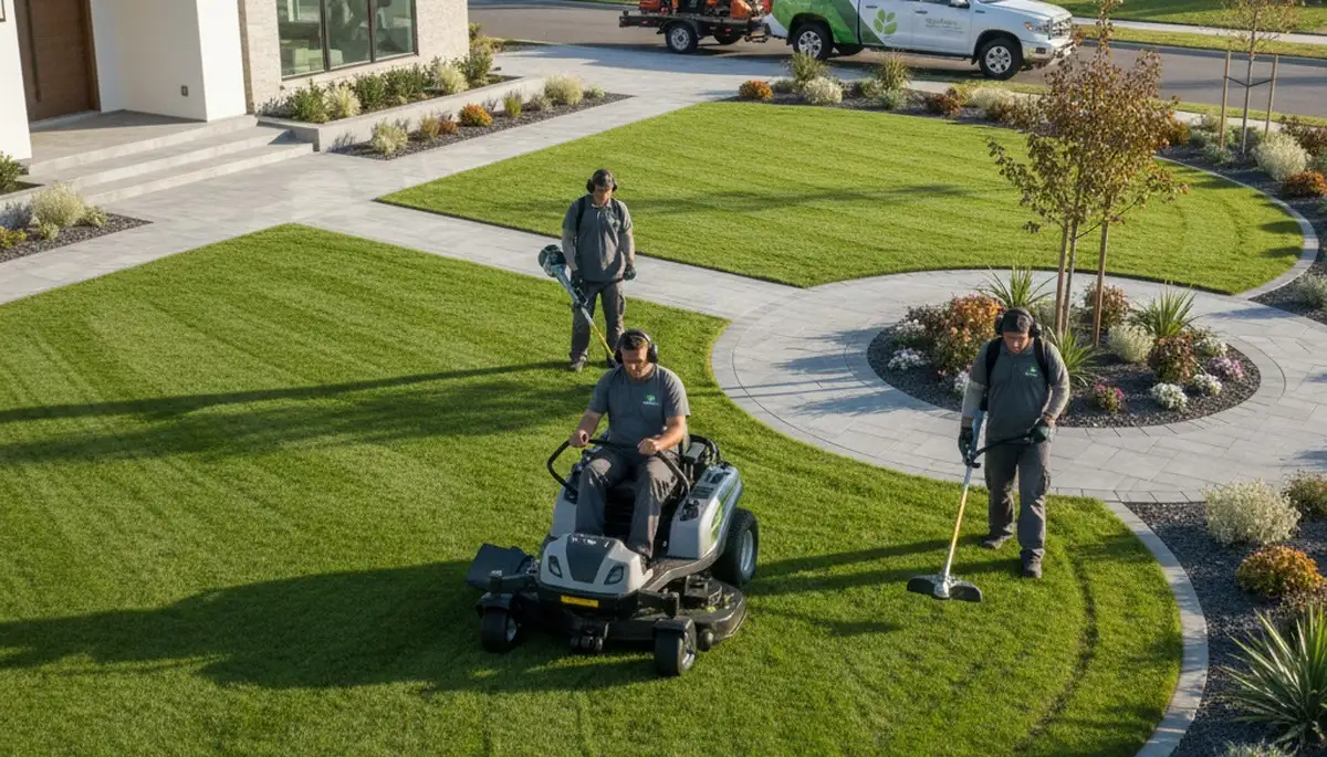 Lawn maintenance in San Jose, CA by Chop Chop Landscaping for year-round lawn care and upkeep
